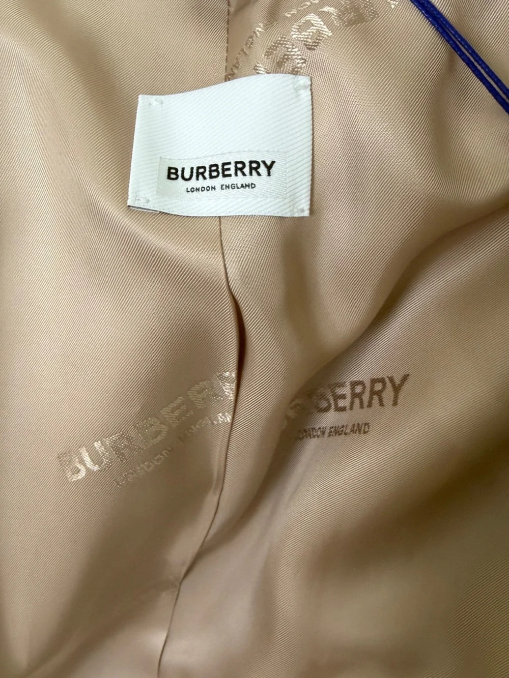 Burberry Women's Cashmere Blend Long Coat Beige US 6 - Picture 10 of 12